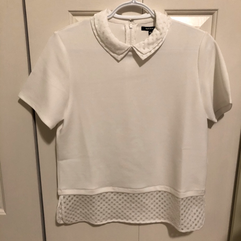 Tout á Coup Shortsleeved Collared Blouse